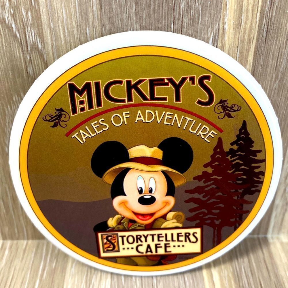 Mickey Mouse storyteller café Disney pin Tale of adventure safari hat button